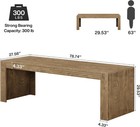 79-inch Extra Long 2 Person Desk Long Computer Desk Double Desk For Home Office