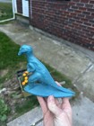 Vintage Plastic Trachodon Blue Dinosaur Sinclair Dinoland - Very Nice 