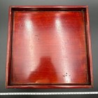 Antique Walnut Tray Set Of 5  Vintage