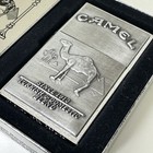1997 Zippo Lighter Camel Cigarettes 1932 Replica Outside Hinge - Mint In The Box