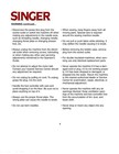 Singer 5040 Instruction Book Manual - Steel Spiral Secured - Protective Covers