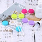 24 Pack Contact Lens Case Container Box Soak Storage For Left right Contact Lens