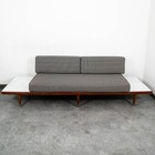 Mid Century Modern Sofa Couch Gondola Adrian Pearsall Daybed Travertine Platform