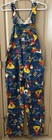 Vintage 1970   s Hee Haw Liberty Brand Print Overalls Blue 38 X 36 Usa Heehaw