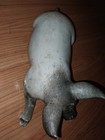 Antique 19thc German Porcelain Pig String Holder Wall Hanging 12  Primitive Rare