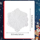 100 Sheets Snowflake Napkins 3 Ply Disposable Christmas Paper Napkins Cocktail B