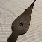 Antique Hand Carved Fireplace Bellows From The 1800s Wood And Leather