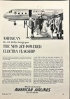 1959 American Airlines Electra Flagship Passengers Departing Vintage Print Ad