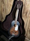 Rare Vintage Kingston 6 String Parlor Guitar In Original Case