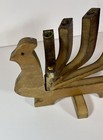 Vintage Mid Century Danish Modern Candleholder Bird Foldable Giftco Taiwan