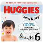 Huggies Snug   Dry Baby Diapers  Size 6  35  Lbs   144 Ct