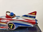 Great Flying Boat Friction Tin Toy Space Ship Car New Mf-742 Vintage China