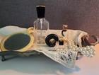 Vintage Miniature Perfume Bottles  Mixed Pieces  Collectible Empty Lot Of 4 Euc