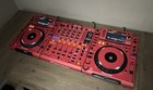 Custom Red Cdj-2000s   Djm-900 Nexus