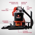 Hoover Commercial Shoulder Vac Pro Backpack Bagged Vacuum Cleaner  C2401
