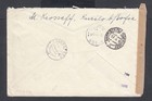 Bulgaria 1942 Wwii Registered Censored Cover Kolirlo To Germany Via Sofia