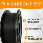 1kg Petg Carbon Fiber Filament 1 75mm petg Cf pla Cf abs-cf  Black  Army Green