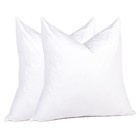 Premium Euro Pillow Inserts 26x26  pack Of 2  - Down Feather Stuffers For Bed  