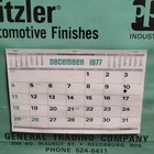 Vtg 1977 1978 Pinup Advertising Poster Calendar Ppg Ditzler Automotive Finishes