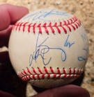 2001  Chicago Cubs Rawlings Official Baseball  8 Autographs With Baylor  Lieber