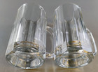 Libbey Heavy Paneled Beer Mug Set Of Two 16oz  Mugs Heay Glass