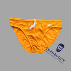 Speedo Men Orange Solar Swim Brief Bikini Swimwear Size 30 32 34 36 38
