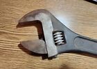 Proto 718-s 18  Black Oxide Adjustable Wrench Professional Made In Usa Vg