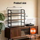 3-tier Cd Rack  Storage And Display Organizer  Compact Space-saving Holder For H