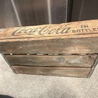Coca-cola Vintage Antique Wood Crate   Originally For Coke Bottles 