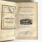 1865  Across The Continent  Samuel Bowles  First Edition  Nevada Mines  Mormon 