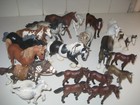 Schleich Herd Of Horses  20 Total  Colts foal mare  Work Horse  Pretend Play