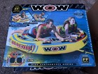 Wow Sports Macho 2 Person Inflatable Towable Tube For Boating Watersports
