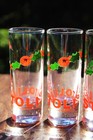 Stoli Vodka Shooter Shot Glass Lot Holiday Russian Phenomenon 4  Set Of 4