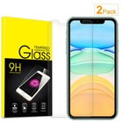 2 Pack Screen Protector Tempered Glass For Iphone 13 14 15 16 Pro Pro Max   Plus
