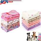 Fleece Pet Blanket For Dog Paw dot Print Pet Sofa Cushion Warm Soft Cat Cover