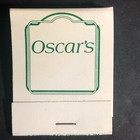 Vintage C1970 s Full Matchbook -  oscar s  Restaurant Morton Grove  Il