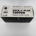 Moderna Baby Pack N Play Topper Organic Cotton Cover 38x26x1