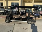 2017 Black 6 Passenger Street Legal Star Magellan Lsv Golf Cart Aluminum Frame