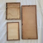 Lot Of 3 Antique Art Deco Friendship Themed Motto Framed Prints Victorian Granny
