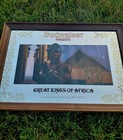 Budweiser King Of Beers Vintage Great Kings Of Africa Bar Mirror Sign 26x18 5 
