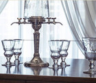 Original Absinthe Glass  Set Of 4 Glasses - Vintage Reservoir Pontarlier