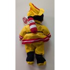 Ty Beanie Kids Rascal Firefighter Plush Doll Yellow Fireman Outfit With Tags