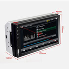 7  Double 2 Din Car Mp5 Player Bluetooth Touch Screen Stereo Radio With Camera