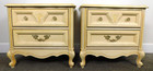 Pair C1970 Mcm French Provincial Usa Made Nightstands Side Tables Louis Xv Nice 