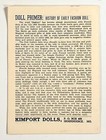 1961 May Doll Talk For Collectors Zine Antiques International Costumes Kimport