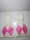 Vintage Pink Mighty Morphin Power Rangers Gloves 1994 Not Tested