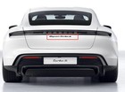 New Porsche Taycan Turbo S Gloss Black Rear Emblems