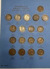 Canadian Small Cent Collection  1920   1972      Complete In Whitman Album