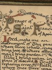 Prayer Of Saint Francis Of Assisi-hand Done By Nuns   St  Mary   s peekskill Ny-