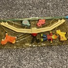 Vintage Fisher-price Crib Music Box Mobile - Complete In Orig Box - Works 